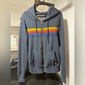 Aviator Nation Five-Stripe Hoodie